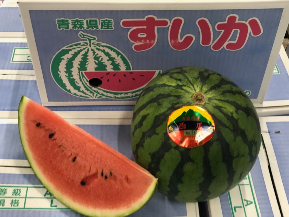 「果実的野菜」に分類されるスイカ